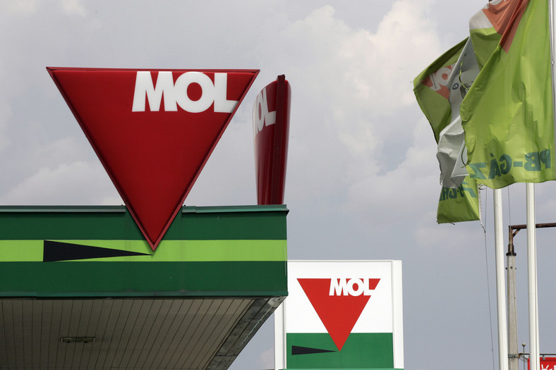 Logo węgierskiego koncernu paliwowego MOL