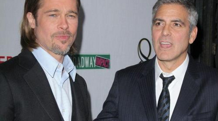 Macsócsata! Brad Pitt összebalhézott George Clooney-val!