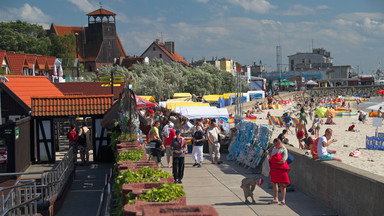 Hel - kamery na plaży