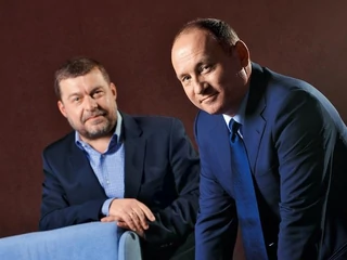 Maurycy Kühn, wiceprezes Noble Banku (P), Andrzej Foltyn, partner w kancelarii Domański Zakrzewski Palinka (L)