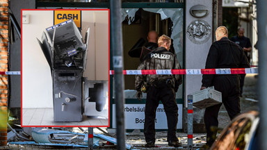 Zagraniczne gangi wysadzają w powietrze niemieckie bankomaty. "Detonacja jest w stanie wyrzucić ciężką pokrywę nawet na 30 m"