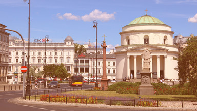 Awantura wokół przebudowy placu Trzech Krzyży w Warszawie