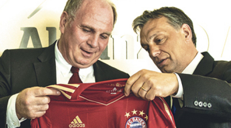 Mezt adott Orbánnak a Bayern München elnöke
