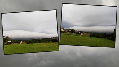 Tajemnicza chmura nad Małopolską. Chwycili za aparaty [ZDJĘCIA]