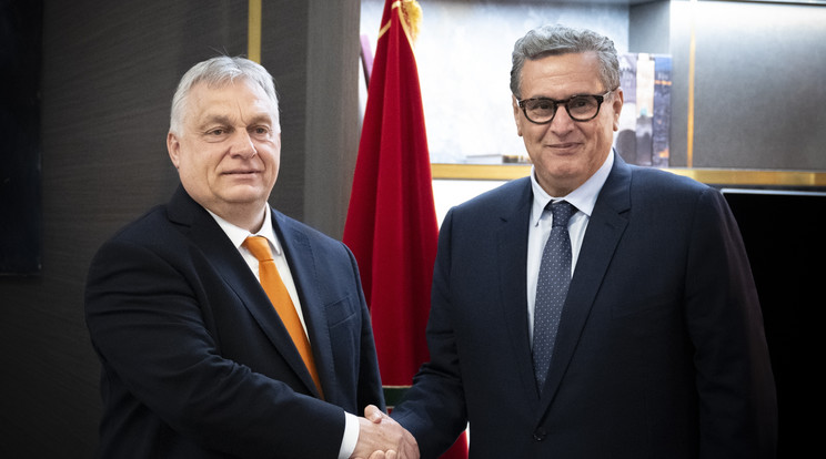 Orbán Viktor Marokkó miniszterelnökével tárgyalt /Fotó: MTI/Miniszterelnöki Sajtóiroda/Benko Vivien Cher