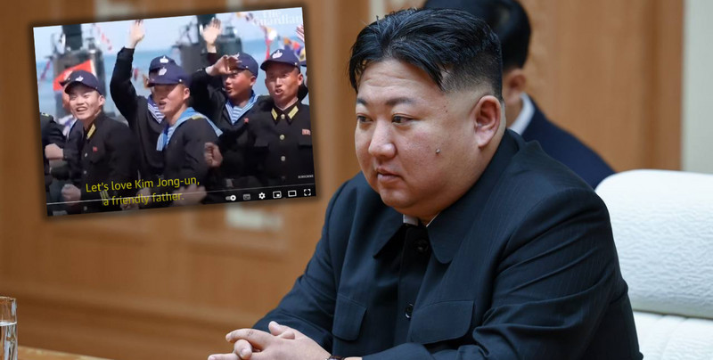 Tak wygląda kult Kim Dzong Una w Korei Północnej. "Przyjazny ojciec" w teledysku państwowym