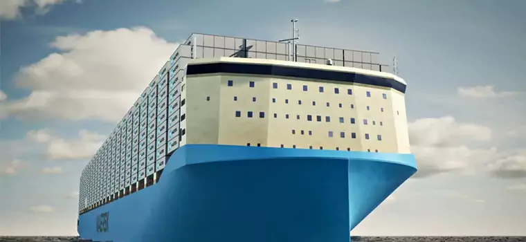 Maersk zaprezentował koncept nowego, dwupaliwowego kontenerowca. "Podróż między Azją a Europą na metanolu"