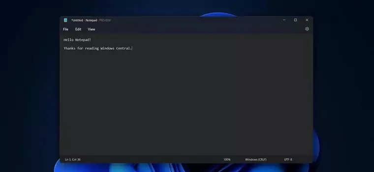 Windowsowy Notatnik z rewolucyjną zmianą. Microsoft testuje nowe funkcje narzędzia