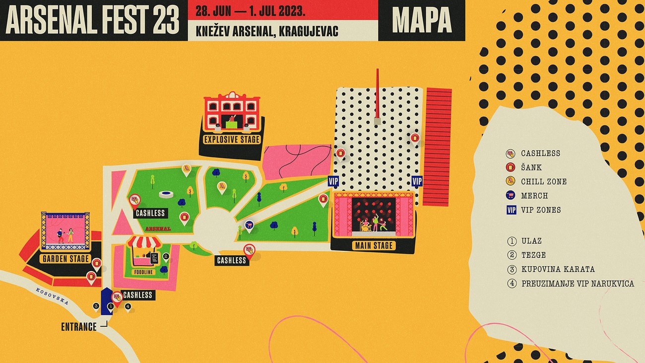 Vodič kroz Arsenal festival 2023.