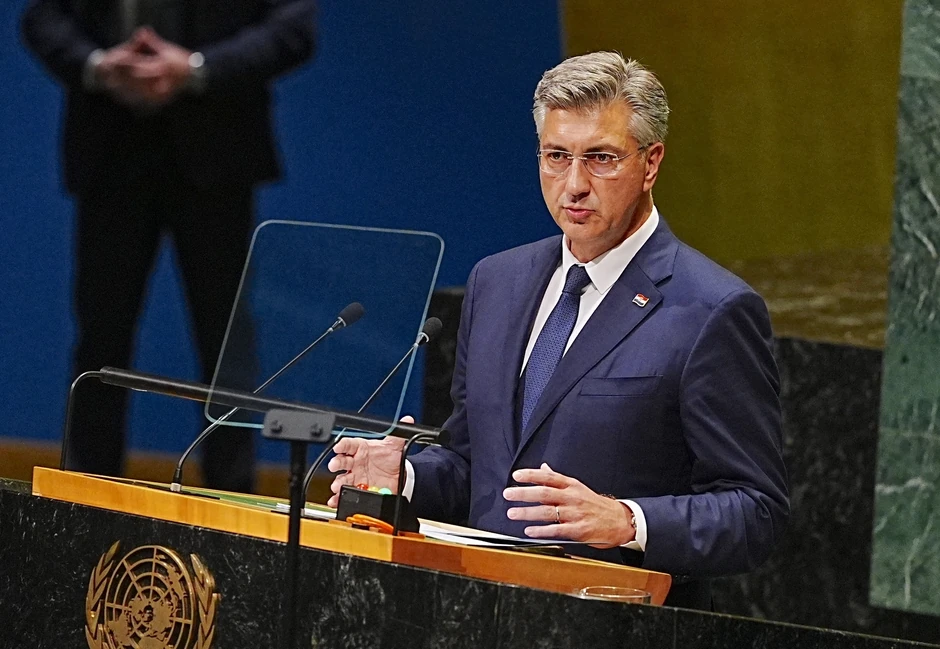 Andrej Plenković u UN
