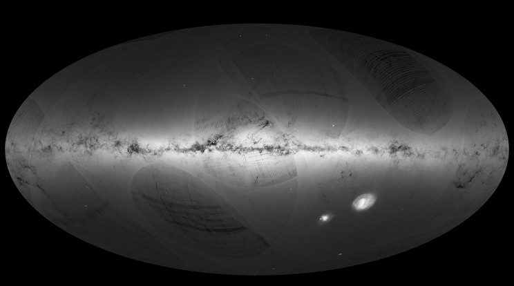 A galaxis térképe ez a háromdimenziós fotó / Fotó: MTI