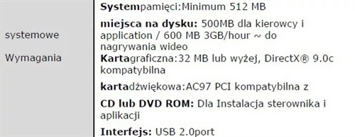 Fragment specyfikacji tunera z instrukcji obsługi. Polsko-angielski bałagan, a więc całkowity brak szacunku dla polskiego użytkownika - czy tanio już zawsze musi oznaczać byle jak?