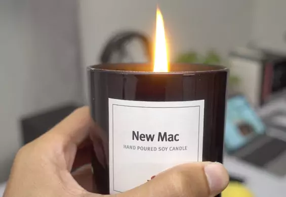 Na życzenie fanatyków Apple powstała świeczka pachnąca jak Mac