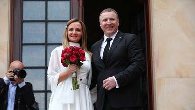 Jacek i Joanna Kurscy świętowali w Krakowie rocznicę ślubu 