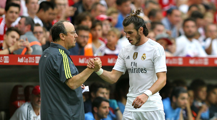 Rafa Benítez és Gareth Bale összebalhézott/Fotó: AFP
