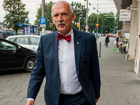 Korwin w majtkach. Tak zachęca wyborców