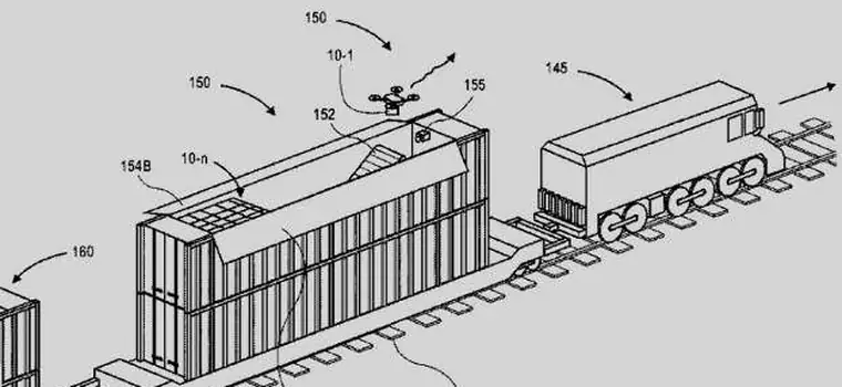 Amazon z kolejnym patentem na infrastrukturę kurierskich dronów