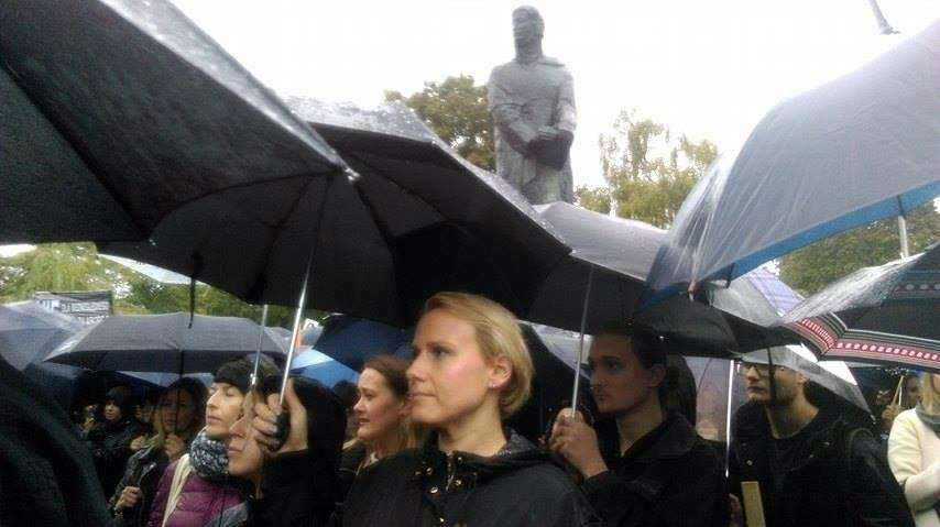 Czarny protest w Poznaniu