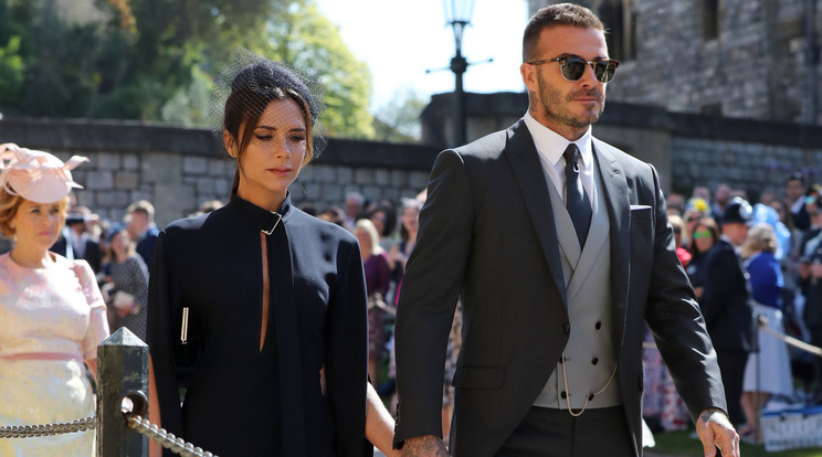 Victoria és David Beckham/Fotó:AFP