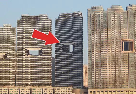 Dlaczego wieżowce w Hong Kongu mają dziwne dziury? Chodzi o smoki