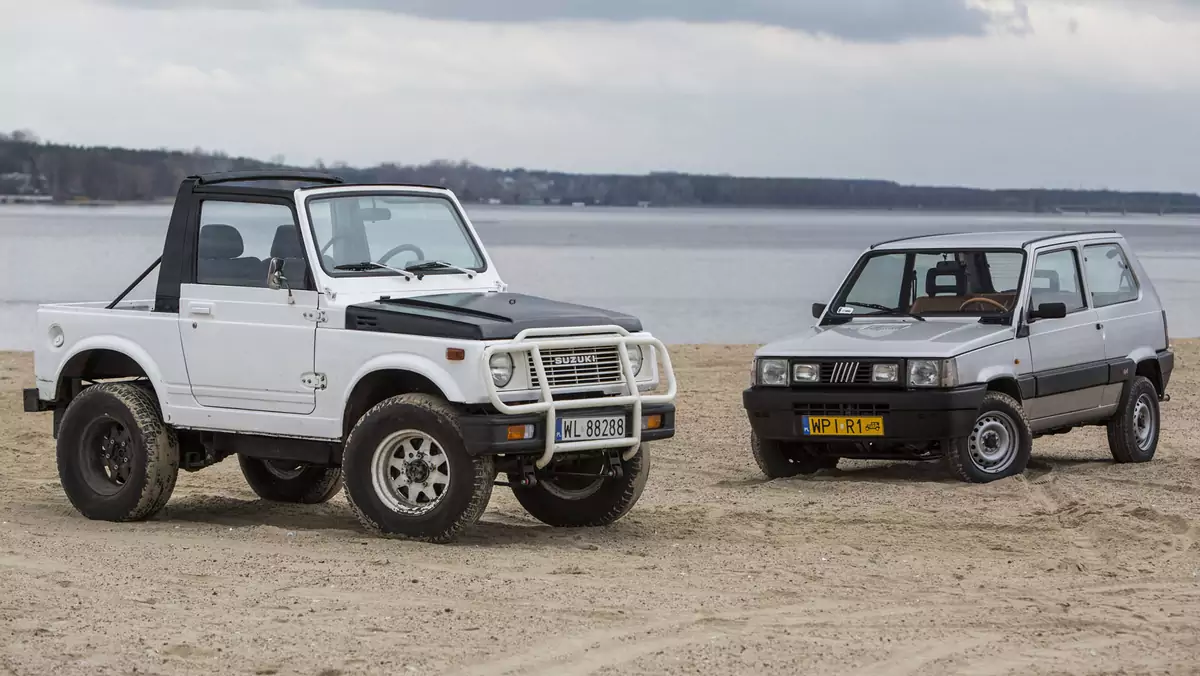 Fiat Panda 4x4 kontra Suzuki SJ 413 - japoński wojownik i Kung Fu Panda