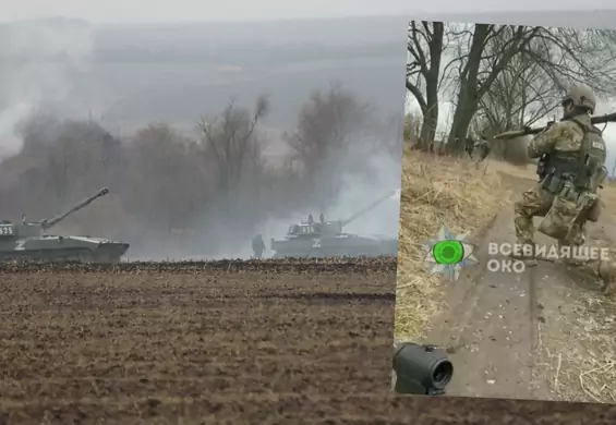Ukraińcy nagrali, jak ich jednostka specjalna niszczy rosyjski czołg [wideo]