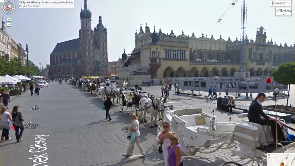 Google Street View - Kraków