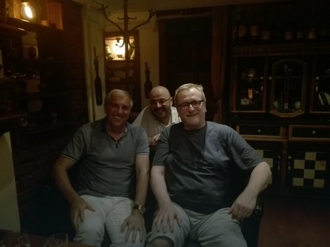 Željko Obradović, Bogdan Diklić i novinar "Blica" Veljko Ivanović