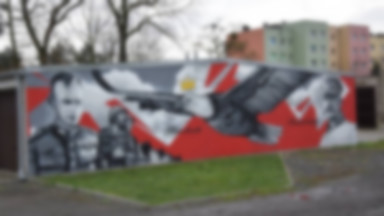 Kluczbork: patriotyczny mural na Święto Niepodległości