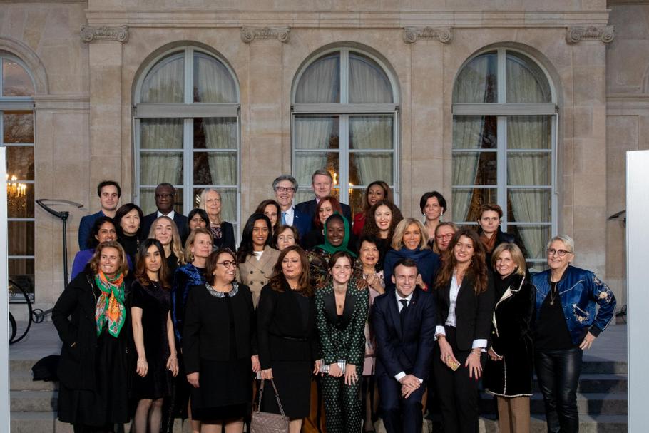 Rada doradcza ds. równości płci przy G7 z prezydentem Francji Emmanuelem Macronem