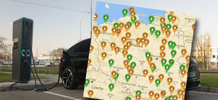 Elektrykiem przez Polskę na wakacje — stacje ładowania na popularnych trasach [MAPA]