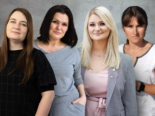 Od lewej: Ewa Marchewka (Nokia), Dorota Rymaszewska (HiPets), Karolina Cwalina-Stępniak (Her Impact), Honorata Hencel (Boeing), bohaterki raportu „Strong Women in IT – 2021 Global Edition”