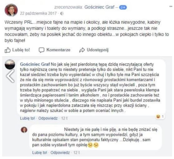 Komentarz zamieszczony przez gościa noclegowni