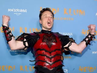 Elon Musk na imprezie z okazji halloween 