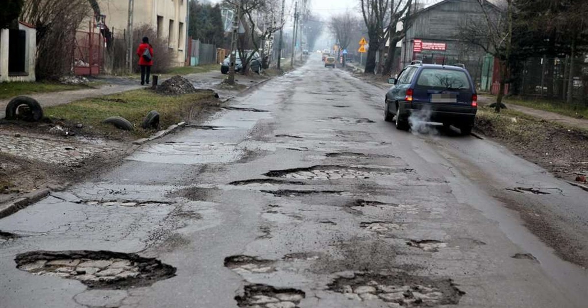 To Najbardziej Dziurawa Droga W Mie Cie