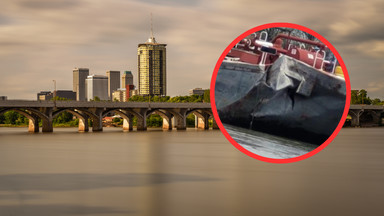 Kolejny wypadek na rzece w USA. Barka uderzyła w most w Oklahomie