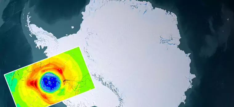 Dziura ozonowa na biegunie płd. jest już większa niż Antarktyda