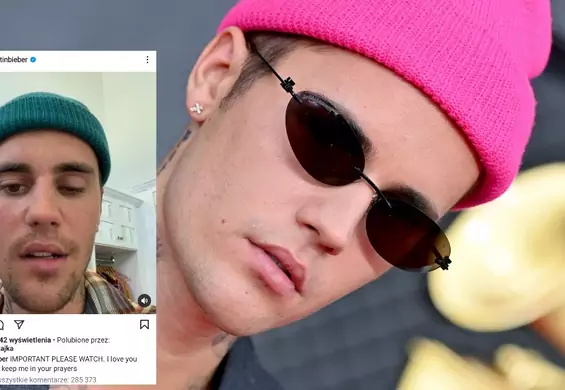 Justin Bieber ma sparaliżowaną twarz. Wyznał fanom, że cierpi na zespół Ramsaya Hunta