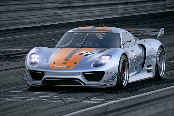 Porsche 918 RSR Detroit Motor Show 2011