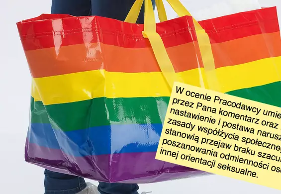 IKEA pozwana za zwolnienie Polaka, który sprzeciwił się wspieraniu społeczności LGBT+