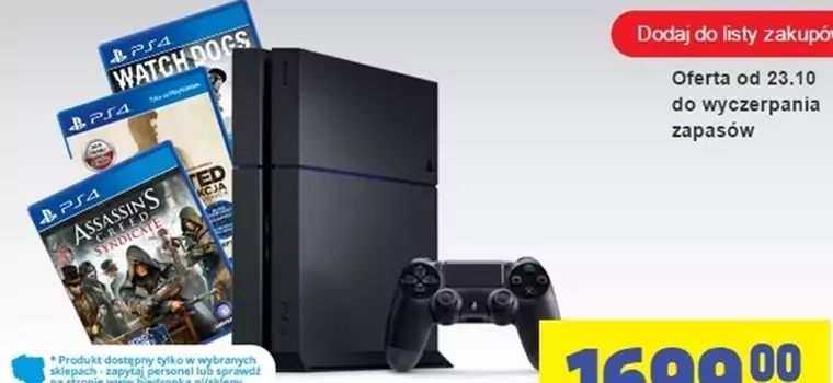 Już nie tylko gry. PlayStation 4 w Biedronce