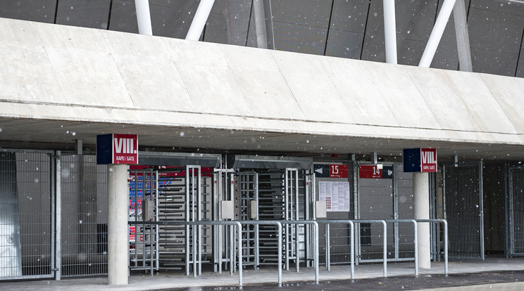 Az új székesfehérvári Sóstói Stadion / Fotó: MTI/Bodnár Boglárka