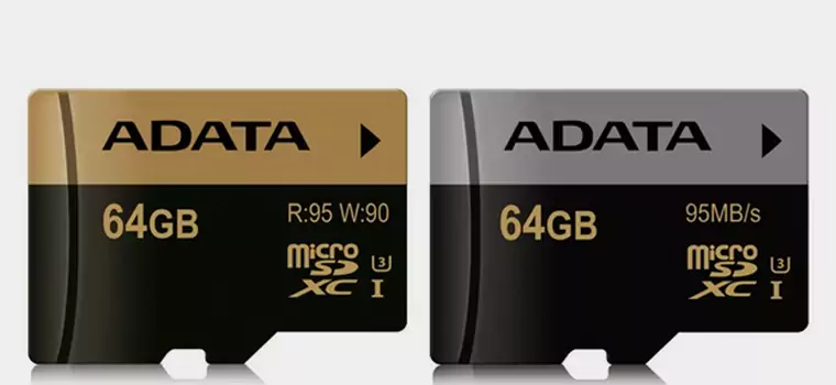 ADATA wypuszcza nowe karty microSD