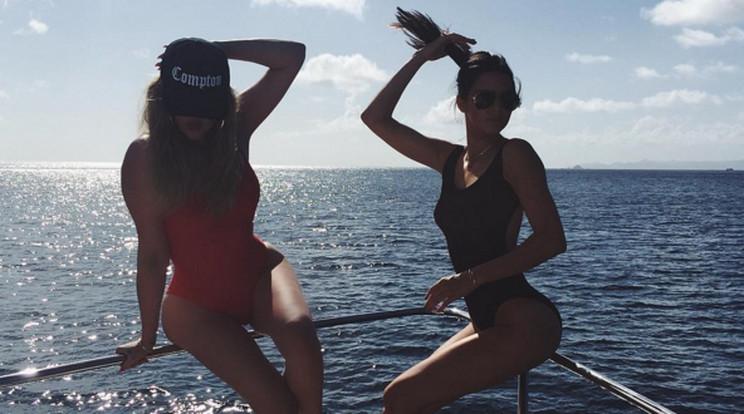 Kendall Jenner és Khloé Kardashian, a Baywatch lányok sem mennek ki az utcára fényvédelem nélkül / Fotó: Instagram
