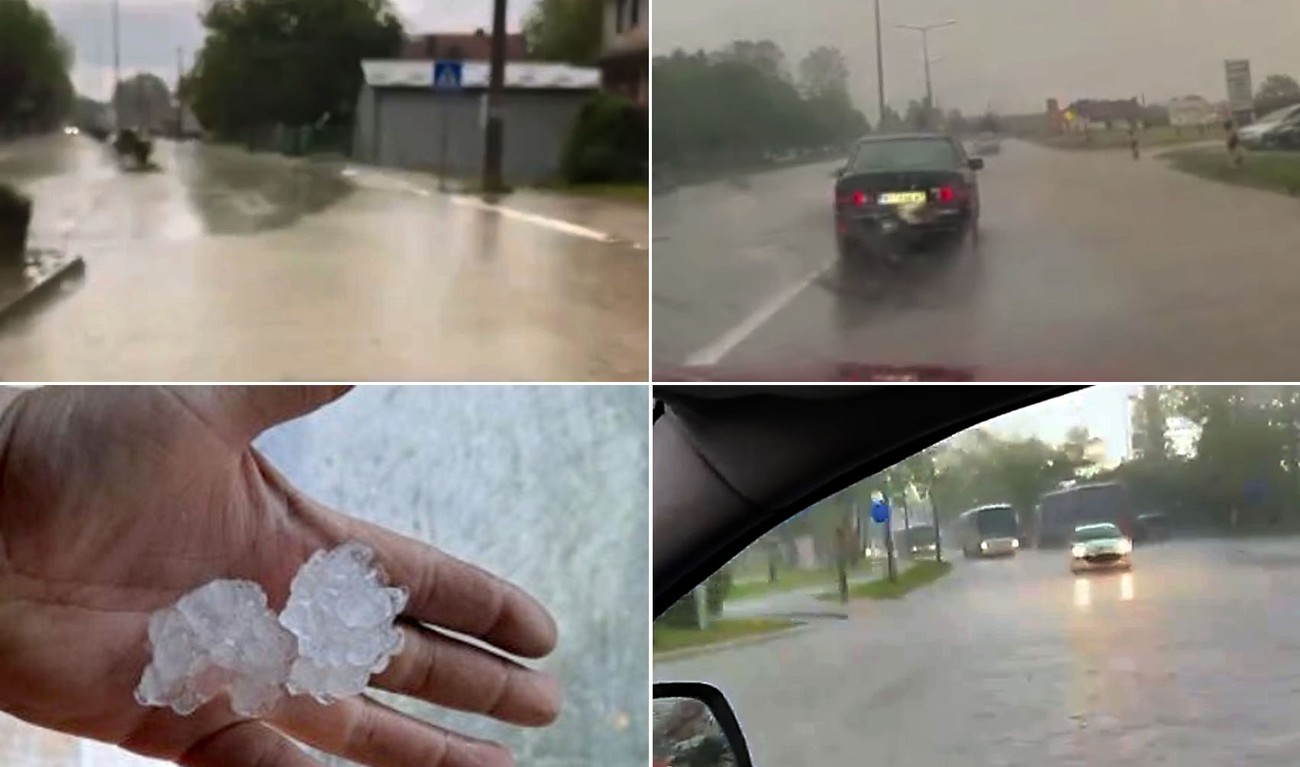 RHMZ izdao hitno upozorenje na jake pljuskove i grmljavinu: Ulice gradova pod vodom