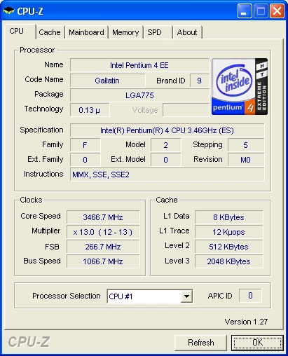 Pentium 4 Extreme Edition 3,46 GHz
