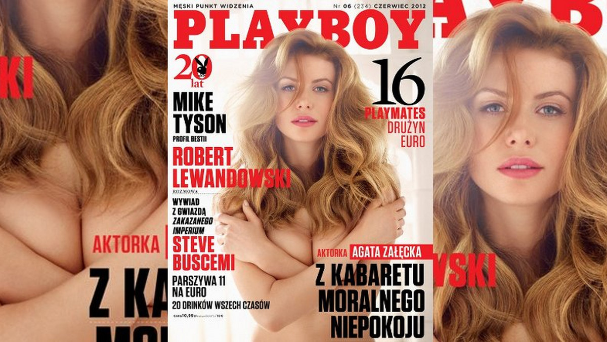 Agata Załęcka nago w magazynie Playboy (czerwiec 2012) - zdjęcie