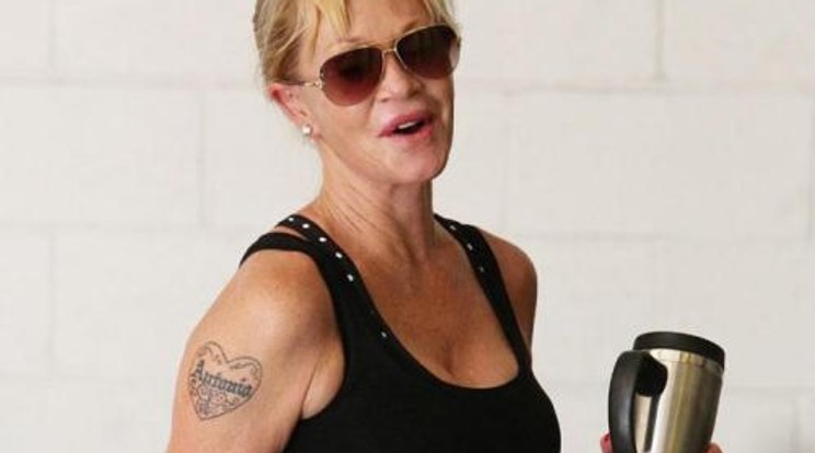 Antoniós tetkójával viccelődött Melanie Griffith