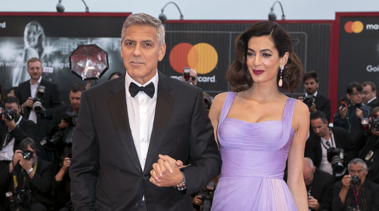George Clooney és Amal Clooney /Fotó: AFP