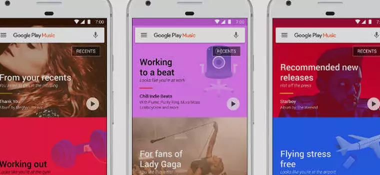 Spore zmiany w Google Play Music